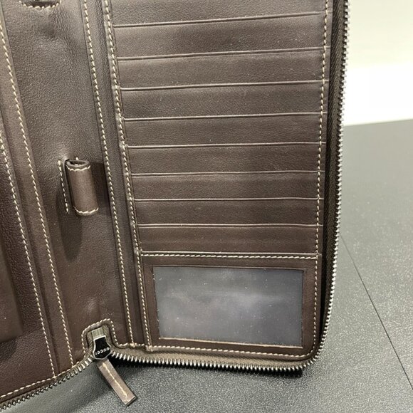 Gucci Double Zip Organizer Brown GG Supreme (JB1261) - Picture 10 of 12